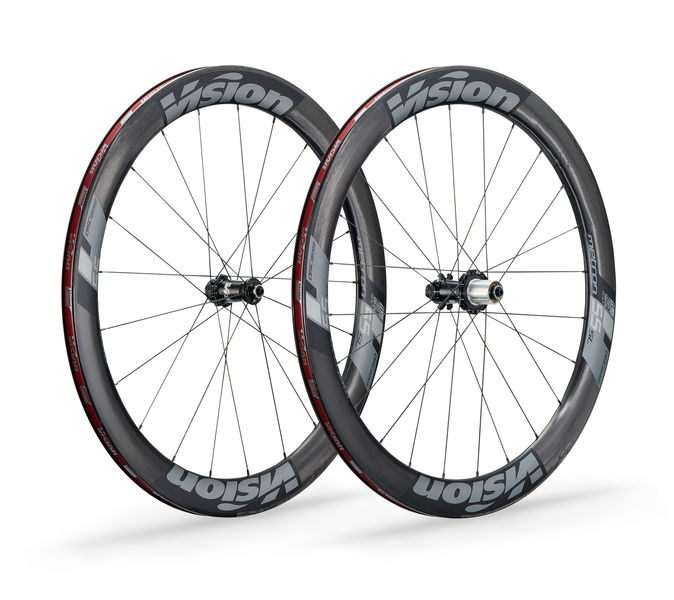 Vision Metron 55 SL Disc Carbon Road Wheelset 6 Bolt Clincher Tubeless Ready, CentreLock, XDR click to zoom image