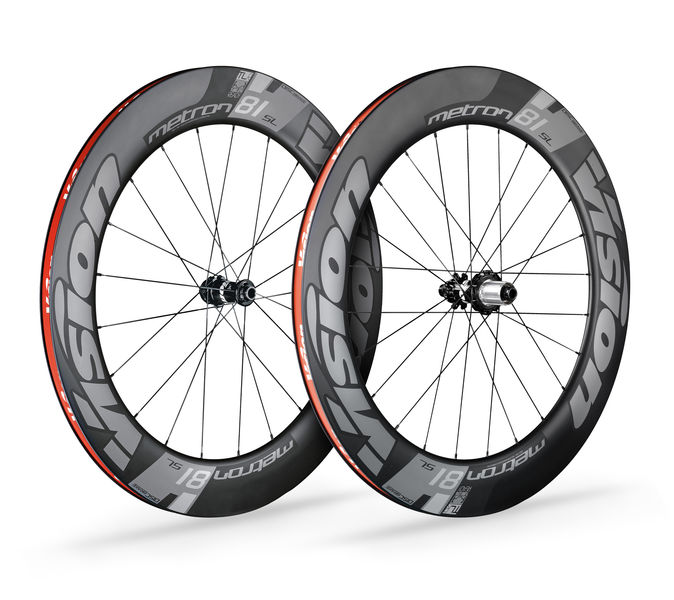 Vision Metron 81 SL Disc Carbon Road Wheelset Centre Lock Clincher Tubeless Ready, CentreLock, XDR click to zoom image