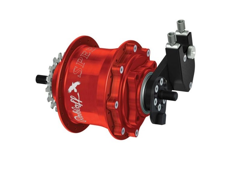 Rohloff Disc Speedhub 500/14 TS Solid Axle DB 8066 Red 32H click to zoom image