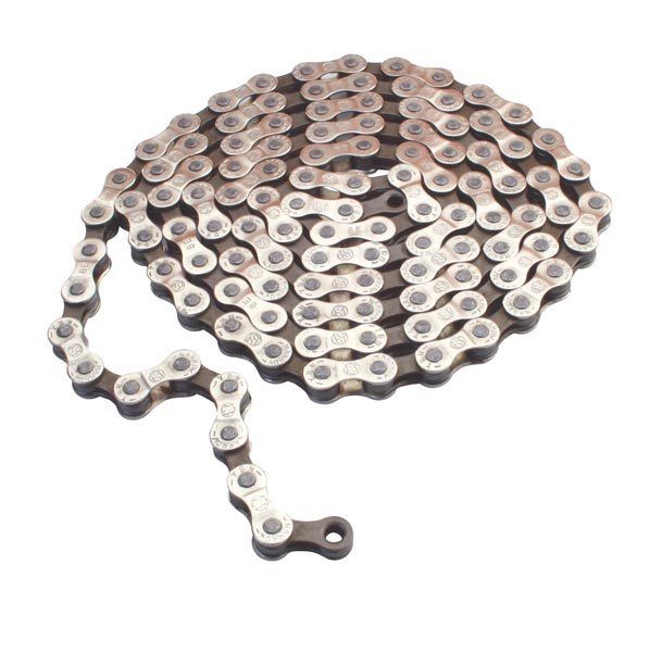 Gusset GS-8 Chain Silver/Brown 3/32" click to zoom image