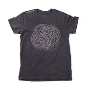 Gusset Tech Logo T-Shirt Medium Grey  click to zoom image