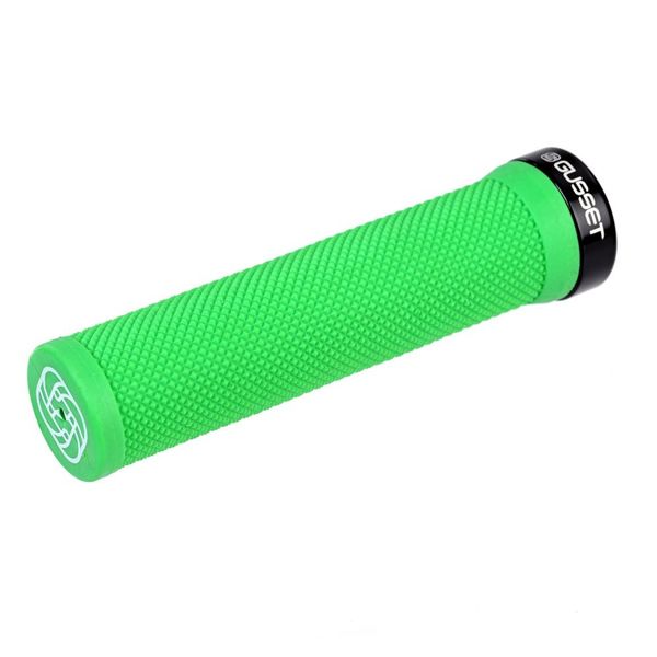 Gusset Single File Lock on Grips Green 133mm click to zoom image
