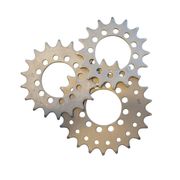 Gusset Disc Mount Fixed Sprocket 17T Silver  click to zoom image