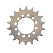Gusset Disc Mount Fixed Sprocket 18T Silver  click to zoom image