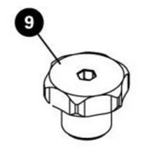 Park Tool 2174 A - Knob assembly for DT-5 and DT-5.2