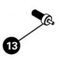 Park Tool 2497 - Push pin tip for HBT-1