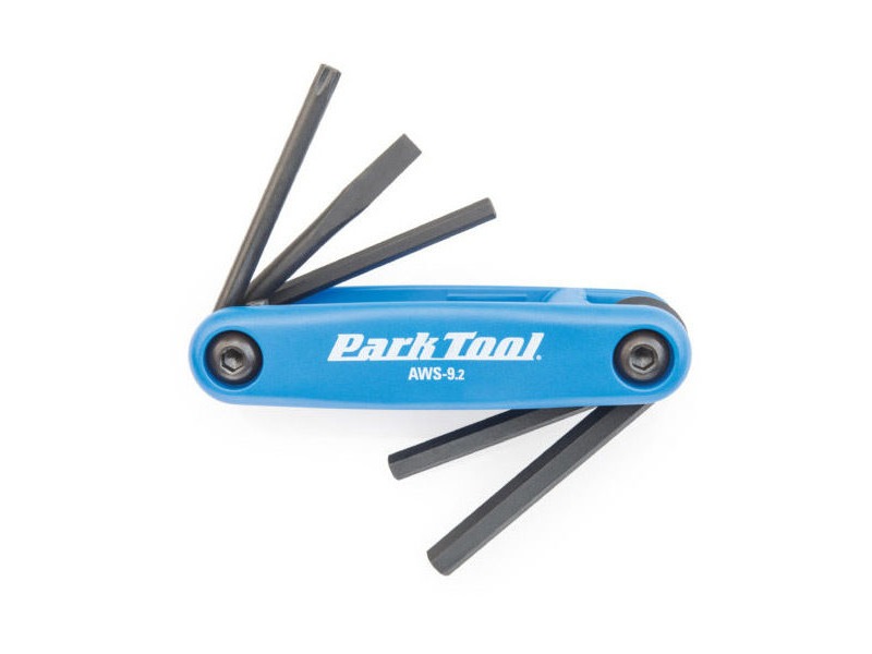 Park Tool AWS-9.2 Fold-Up Hex Wrench and Screwdriver Set click to zoom image