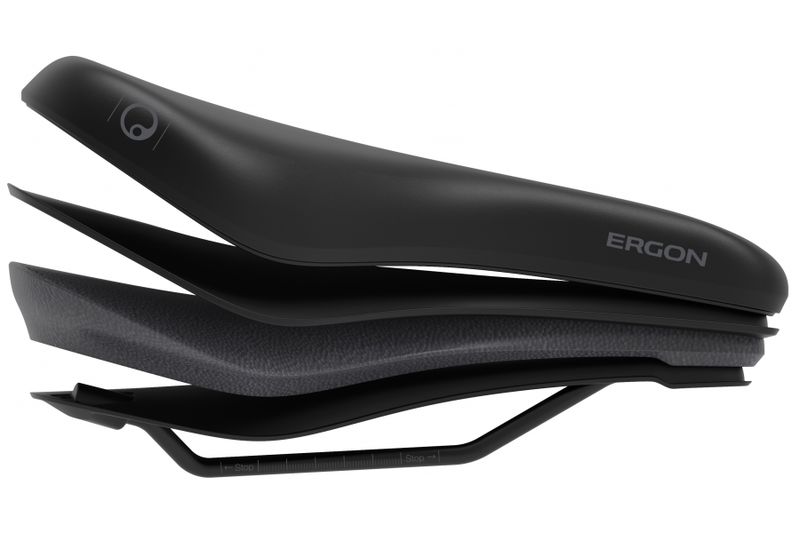 Ergon SC Core Prime Mens Black/Grey Saddle click to zoom image