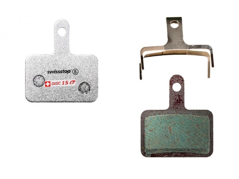 SwissStop E-Bike Disc Pads D15 - Shimano Deore 525 Hydraulic / 515 Mechanical click to zoom image