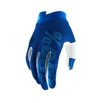 100% iTrack Glove Blue / Navy