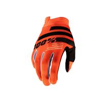 100% iTrack Youth Glove Fluo Orange / Black