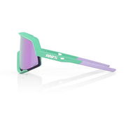 100% Glasses Glendale - Soft Tact Mint - HiPER Lavender Mirror Lens click to zoom image