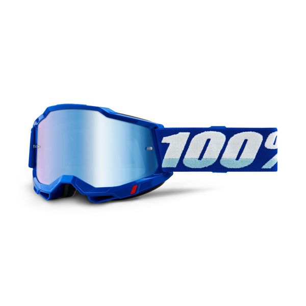 100% Accuri 2 Goggle Blue / Blue Mirror Lens click to zoom image