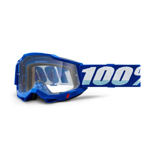 100% Accuri 2 OTG Goggle Blue / Clear Lens click to zoom image