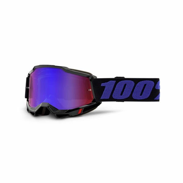100% Accuri 2 Youth Goggle Moore / Red/Blue Mirror Lens click to zoom image