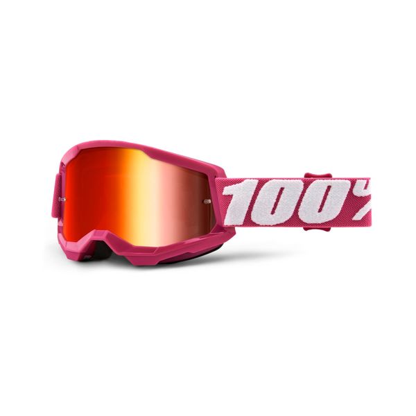 100% Strata 2 Goggle Fletcher / Red Mirror Lens click to zoom image