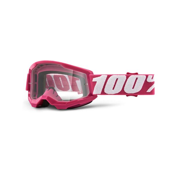 100% Strata 2 Youth Goggle Fletcher / Clear Lens click to zoom image