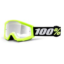 100% Strata Mini Goggles Yellow / Clear Lens