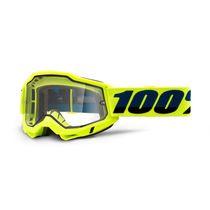 100% Accuri 2 Enduro MX Goggles Yellow / Clear Lens