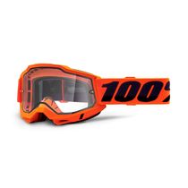 100% Accuri 2 Enduro MX Goggles Orange / Clear Lens