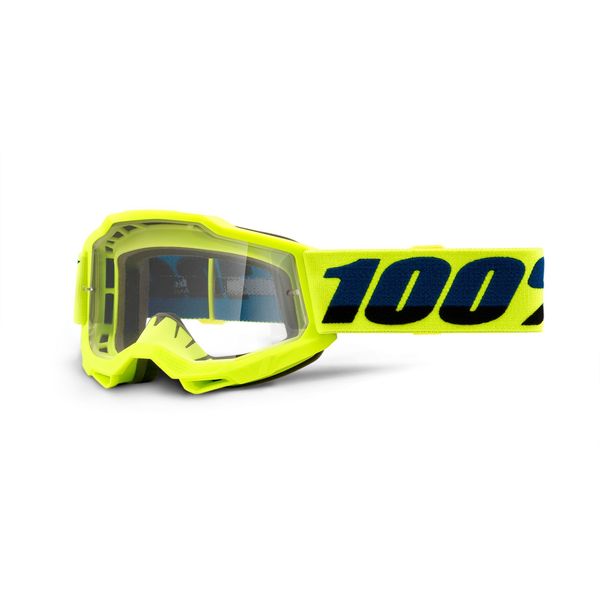 100% Accuri 2 Youth Goggle Yellow / Clear Lens click to zoom image