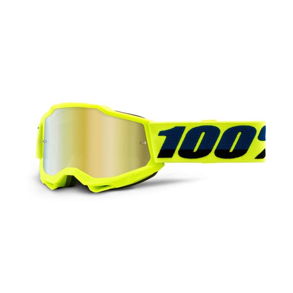 100% Accuri 2 Youth Goggle Yellow / Gold Mirror Lens click to zoom image