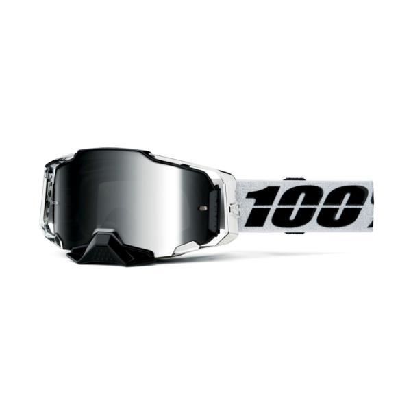 100% Armega Goggle Atac / Mirror Silver Lens click to zoom image