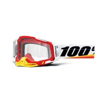 100% Racecraft 2 Goggle Arsham Red / Clear Lens