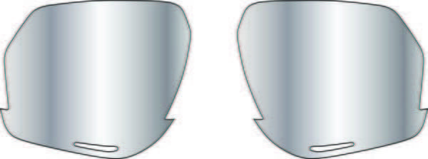 100% Norvik Replacement Lenses - HiPER Silver Mirror click to zoom image