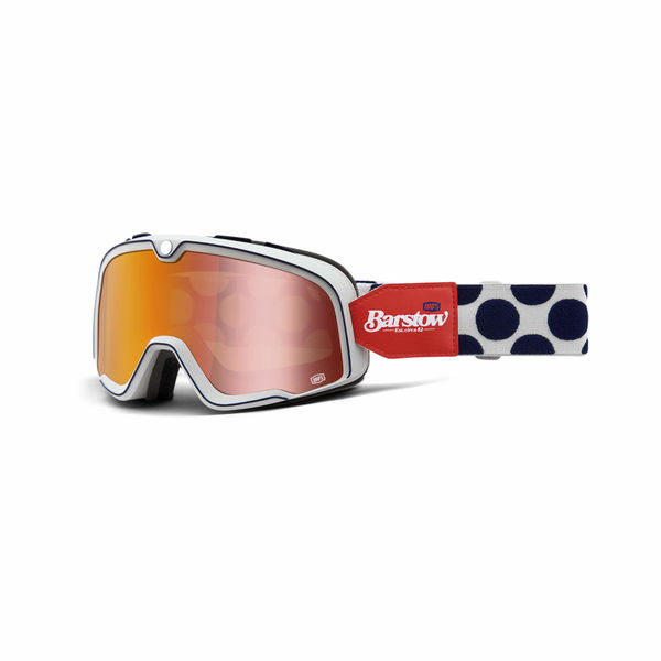 100% Barstow Goggle Hayworth / Flash Red Lens click to zoom image