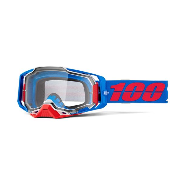 100% Armega Goggles Ironclad / Clear Lens click to zoom image