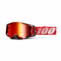 100% Armega Goggle Red / Mirror Red Lens