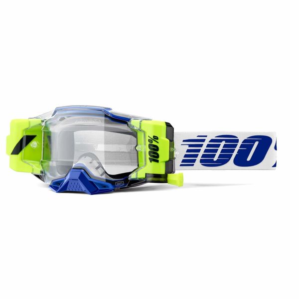 100% Armega Forecast Goggle Blue / Clear Lens click to zoom image