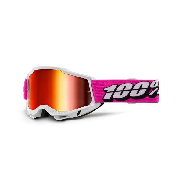 100% Accuri 2 Goggle Roy / Mirror Red Lens click to zoom image