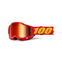 100% Accuri 2 Goggle Red / Mirror Red Lens