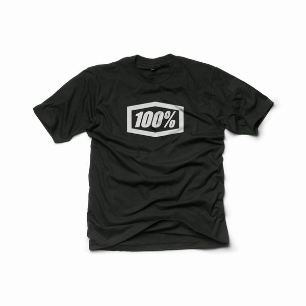 100% ICON Short Sleeve T-Shirt Black click to zoom image