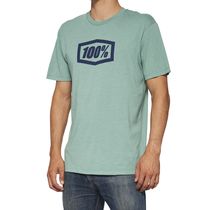 100% ICON Short Sleeve T-Shirt Ocean Blue Heather