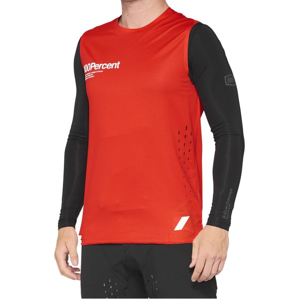 100% R-Core Concept Sleeveless Jersey 2022 Red click to zoom image