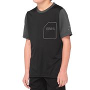 100% Ridecamp Youth Jersey 2022 Black / Charcoal 