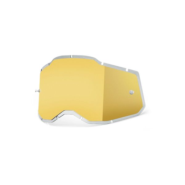 100% Racecraft 2 / Accuri 2 / Strata 2 Injected Replacement Lens - Gold Mirror click to zoom image
