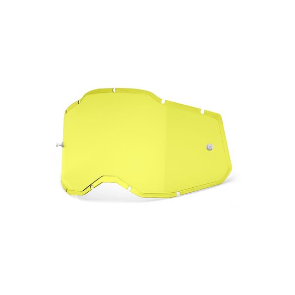 100% Racecraft 2 / Accuri 2 / Strata 2 Injected Replacement Lens - Yellow click to zoom image
