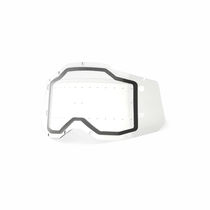 100% Racecraft / Accuri / Strata 2 Forecast Replacement Dual Pane Lens Clear