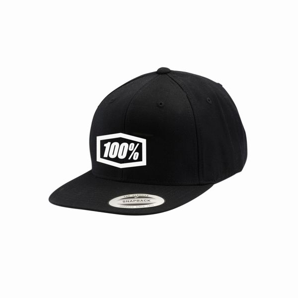 100% Classic Snapback Hat Adult click to zoom image