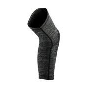 100% Teratec Knee Guard Grey Heather / Black click to zoom image