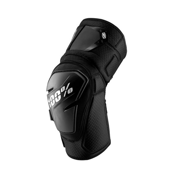 100% Fortis Knee Guard Black click to zoom image