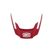100% Altec Helmet Replacement Visor V2 XS/S Deep Red Mirror  click to zoom image