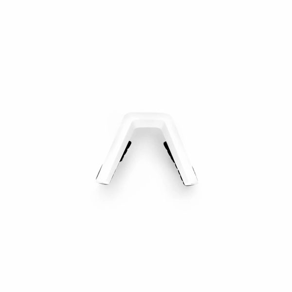 100% Speedcraft XS Replacement Nose Bridge Kit - Short / Matte White click to zoom image