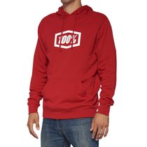 100% Icon Pullover Hoodie Deep Red