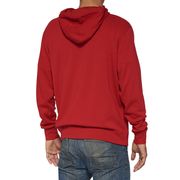 100% Icon Pullover Hoodie Deep Red click to zoom image