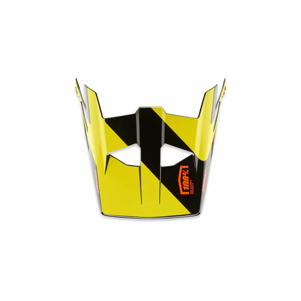 100% Aircraft Replacement Visor LTD Neon Yellow click to zoom image
